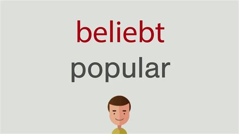 beliebt auf englisch|beliebtes definition.